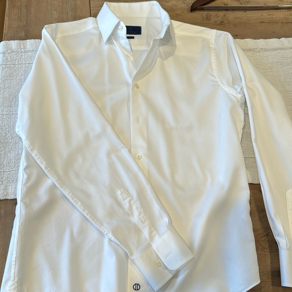 White David Donahue dress shirt